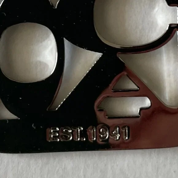 Coach silvertone keychain - Picture 4 of 6